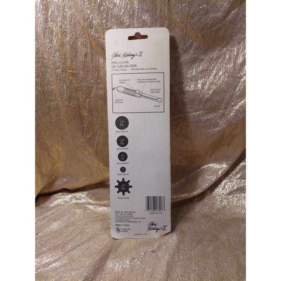 Vintage JHERI REDDING II 5/8" Speed Curl Curling Iron JRK 0745 NEW In Package - Picture 8 of 8